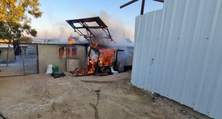 النقب: اندلاع حريق في مبنى سكني قرب كسيفة